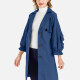 Women's Plain Casual Cape Single Breasted Belted Trench Coat 43# Clothing Wholesale Market -LIUHUA