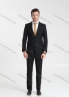 Wholesale Men's Formal Business Plain Lapel One Button Blazer Jacket & Pants 2-Pieces Suit Set BC005# - Liuhuamall
