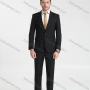 Wholesale Men's Formal Business Plain Lapel One Button Blazer Jacket & Pants 2-Pieces Suit Set BC005# preview