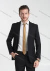 Wholesale Men's Formal Business Plain Lapel One Button Blazer Jacket & Pants 2-Pieces Suit Set BC005# - Liuhuamall