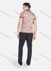 Wholesale Men's Cotton Plaid Print Short Sleeve Casual Daily Life Polo Shirt - Liuhuamall