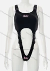 Wholesale Women's Trendy Sleeveless Buckle Letter Print Bodysuit D21BS438# - Liuhuamall