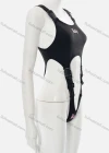 Wholesale Women's Trendy Sleeveless Buckle Letter Print Bodysuit D21BS438# - Liuhuamall