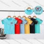 Wholesale Boy's Casual Letter Print Round Neck Short Sleeve Modal Cotton Tee preview