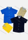 Wholesale Boy's Casual Allover Print Short Sleeve Shirt - Liuhuamall