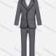 Wholesale Kid's Formal Plain Lapel Single Breasted Contrast Pockets Blazer & Vest & Pant 3 Pieces Suit Set 936-107# 108# Clothing Wholesale Market Liuhua