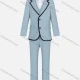 Wholesale Kid's Formal Plain Lapel Single Breasted Contrast Pockets Blazer & Vest & Pant 3 Pieces Suit Set 936-107# 118# Clothing Wholesale Market Liuhua