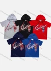 Wholesale Boys 100% Cotton Colorblock Letter Graphic Hood Drawstring Short Sleeve T-Shirt - Liuhuamall