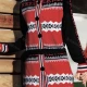 Wholesale Women's Casual Colorblock Button Front Letter Print Cardigan Black Clothing Wholesale Market Liuhua
