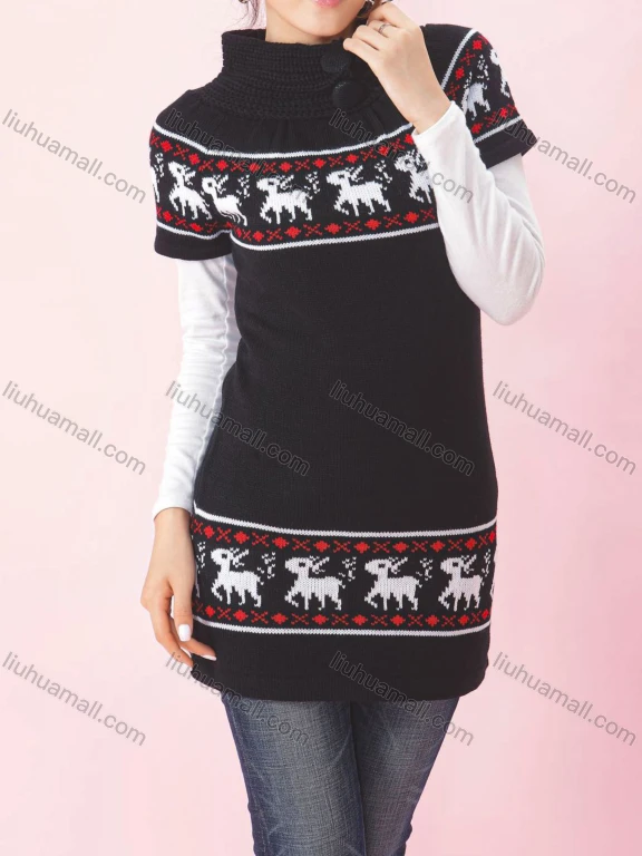 Wholesale Women's Casual Vintage Sweater