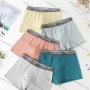 Wholesale Boy's Plain Breathable HIgh Waist Boxer Brief (Pack of 2) preview