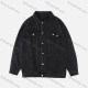 Wholesale Men's Plus Size Button Open Front Basics Denim Jacket With Flap Pockets 8301 Black Wholesale Clothing Market & Suppliers -LIUHUAMALL