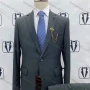 Wholesale Men's Business Lapel Button Down Plain Blazer&Pant Formal Suit 2 Piece Sets A1-687-24# preview
