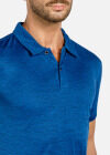 Wholesale Men's Sporty Short Sleeve Plain Slim Fit Quick Dry Stretch Polo Shirt - Liuhuamall