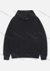 Wholesale Men's Plain Kangaroo Pocket Drawstring Plain Velvet Cotton Hoodie - Liuhuamall