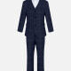 Kid's Formal Lapel Pockets Plaid Print Single Breasted Blazer & Vest & Pant 3 Pieces Suit Set 31965-1# 8# Clothing Wholesale Market -LIUHUA