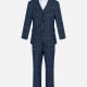 Kid's Formal Lapel Pockets Plaid Print Single Breasted Blazer & Vest & Pant 3 Pieces Suit Set 31965-1# 11# Clothing Wholesale Market -LIUHUA