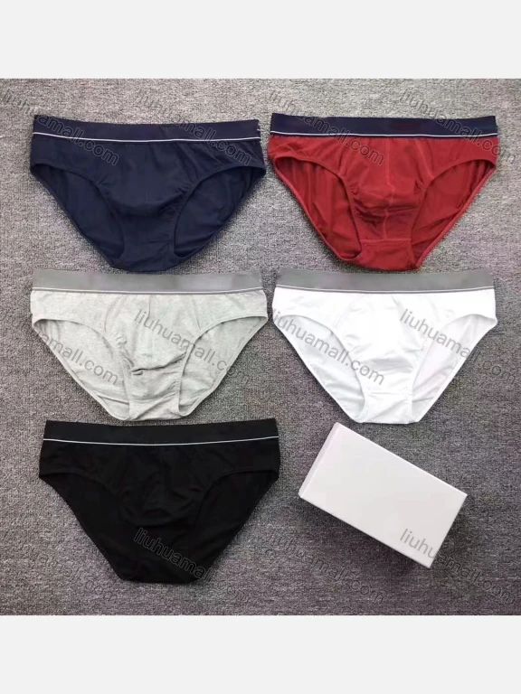 Wholesale Men's Plain Breathable Briefs