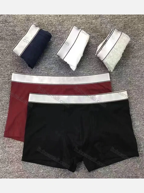 Wholesale Men's Plain Breathable Boxers