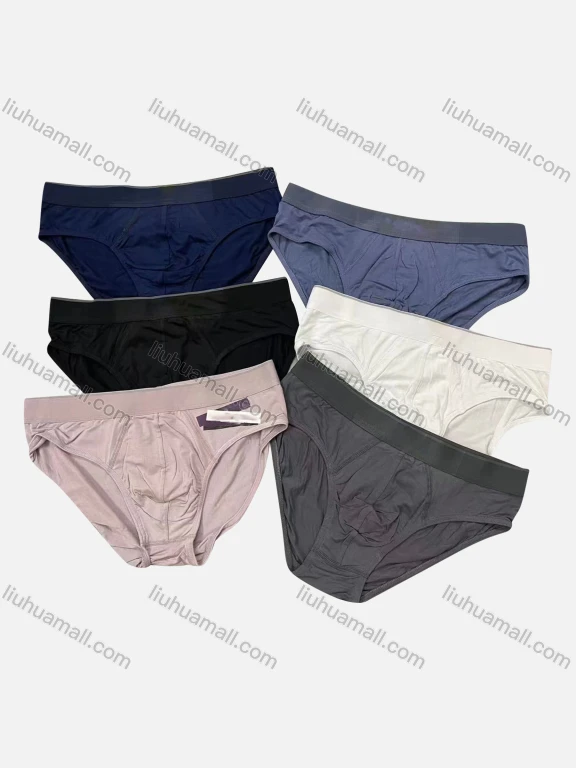 Wholesale Men's Plain Breathable Briefs