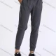 Wholesale Men's Casual & Sporty Letter Print Drawstring Elastic Waist Ankle Length Joggers 1102# Gray Clothing Wholesale Market Liuhua