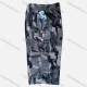 Wholesale Men's Casual Camouflage Flap Pockets Elastic Waist Shorts 4069# Gray Clothing Wholesale Market Liuhua