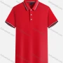 Wholesale Men's Casual Plain Stretch Vented Hem Short Sleeve Polo Shirt 8518# preview