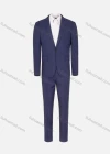 Wholesale Men's Business Plain One Button Pockets Lapel Slim Fit Blazer & Pants 2 Piece Sets - Liuhuamall