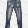 Wholesale Men's Casual Plain Distressed Pockets Ankle Length Jeans preview