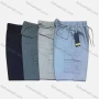 Wholesale Men's Casual 100%Cotton Plain Drawstring Cargo Shorts preview