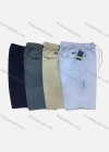 Wholesale Men's Casual 100%Cotton Plain Multiple Pockets Drawstring Shorts - Liuhuamall