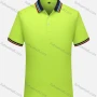Wholesale Men's Multicolor Striped Trim Short Sleeve Polo Shirt 5801# preview