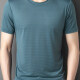 Wholesale Men's Sporty Basics Crew Neck Short Sleeve Plain Quick Dry Breathable T-shirts 88138# Dark Cyan Wholesale Clothing Market & Manufacturers -LIUHUAMALL