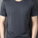 Wholesale Men's Sporty Basics Crew Neck Short Sleeve Plain Quick Dry Breathable T-shirts 88138# Dark Gray Wholesale Clothing Market & Manufacturers -LIUHUAMALL