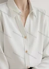 Wholesale Women's Casual Long Sleeve Turn-down Collar Button Down Plain Shirts 925229# - Liuhuamall
