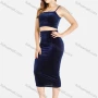 Wholesale Women's Casual Cami Short Blouse With Tailored Long Skirt Set preview