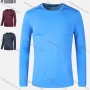 Wholesale Men's Workout Round Neck Long Sleeve Plain Athletic Sweatshirt T201# preview