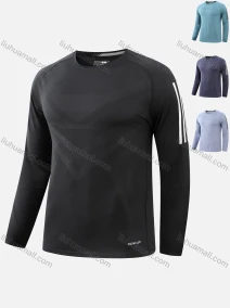 Wholesale Men's Athletic Round Neck Long Sleeve Striped Pullover Sweatshirt T228#, LIUHUA CLOTHING WHOLESALE