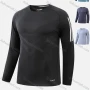 Wholesale Men's Athletic Round Neck Long Sleeve Striped Pullover Sweatshirt T228# preview