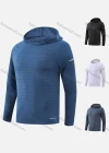 Wholesale Men`s Slim Fit Long Sleeve Lightweight Jacquard Athletic Hoodie T216# - Liuhuamall