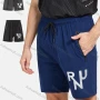 Wholesale Men's Athletic Drawstring Letter Print Zipper Pockets Running Shorts preview