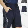 Wholesale Men's Athletic Drawstring Patch Pocket Letter Print Running Shorts preview