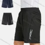 Wholesale Men's Athletic Letter Print Patch Pocket Running Shorts preview
