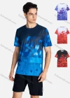 Wholesale Men's Athletic Crew Neck Short Sleeve Abstract Print Breathable T-shirts B1916# - Liuhuamall