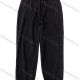 Wholesale Men's Stylish Black Trousers – Elastic Waist, Cuffed Ankles, Minimalist Loose Fit Bulk Deals Black Clothing Wholesale Market Liuhua