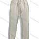 Wholesale Men's WhiteTextured Knit Trousers – Cuffed Ankles, Loose Fit Bulk Order White Clothing Wholesale Market Liuhua