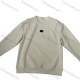 Wholesale Men's Beige Long - Sleeve Sweatshirt – Subtle Square Label, Casual Minimalist Bulk Order Beige Clothing Wholesale Market Liuhua