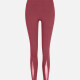 Women's Sporty High Waist Sheer Mesh Plain Legging Pale Violet Red Clothing Wholesale Market -LIUHUA