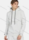 Wholesale Men's Casual Hooded Drawstring Flap Pockets Plain Hoodies & Ankle-Tie Pants 2-Piece Set 2232# - Liuhuamall