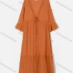 Wholesale Women's Flowy 3/4 Sleeve Open Front Lace Trim Beachwear Long Cardigan Cover Up 17# Clothing Wholesale Market Liuhua